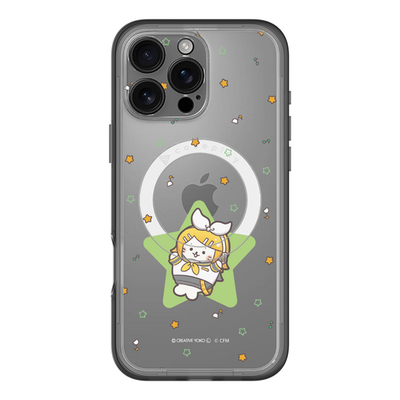 スリムプロテクションプレミアムケース with MagSafe［ しろたん×初音ミク - 鏡音リン - しろたん変身 ］