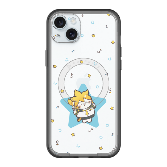 スリムプロテクションプレミアムケース with MagSafe［ しろたん×初音ミク - 鏡音レン - しろたん変身 ］
