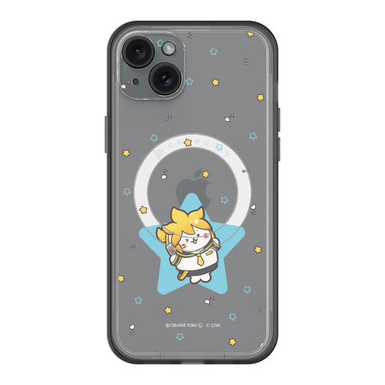 スリムプロテクションプレミアムケース with MagSafe［ しろたん×初音ミク - 鏡音レン - しろたん変身 ］