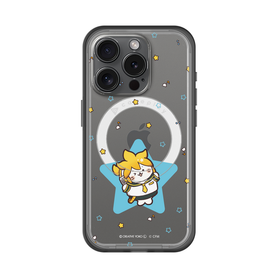 スリムプロテクションプレミアムケース with MagSafe［ しろたん×初音ミク - 鏡音レン - しろたん変身 ］