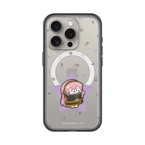 スリムプロテクションプレミアムケース with MagSafe［ しろたん×初音ミク - 巡音ルカ - しろたん変身 ］