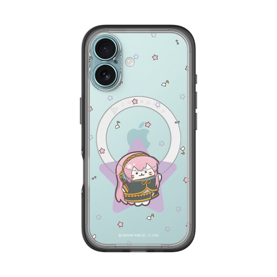 スリムプロテクションプレミアムケース with MagSafe［ しろたん×初音ミク - 巡音ルカ - しろたん変身 ］