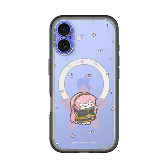 スリムプロテクションプレミアムケース with MagSafe［ しろたん×初音ミク - 巡音ルカ - しろたん変身 ］