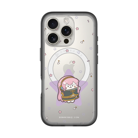 スリムプロテクションプレミアムケース with MagSafe［ しろたん×初音ミク - 巡音ルカ - しろたん変身 ］