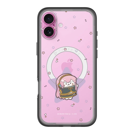 スリムプロテクションプレミアムケース with MagSafe［ しろたん×初音ミク - 巡音ルカ - しろたん変身 ］