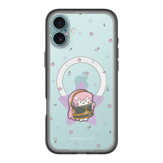 スリムプロテクションプレミアムケース with MagSafe［ しろたん×初音ミク - 巡音ルカ - しろたん変身 ］