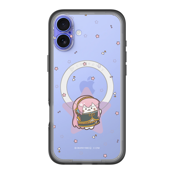 スリムプロテクションプレミアムケース with MagSafe［ しろたん×初音ミク - 巡音ルカ - しろたん変身 ］