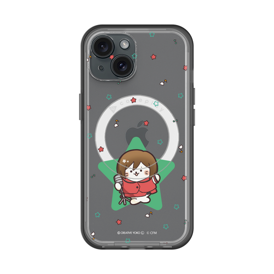 スリムプロテクションプレミアムケース with MagSafe［ しろたん×初音ミク - MEIKO - しろたん変身 ］