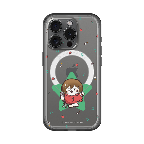 スリムプロテクションプレミアムケース with MagSafe［ しろたん×初音ミク - MEIKO - しろたん変身 ］