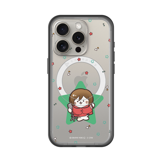 スリムプロテクションプレミアムケース with MagSafe［ しろたん×初音ミク - MEIKO - しろたん変身 ］
