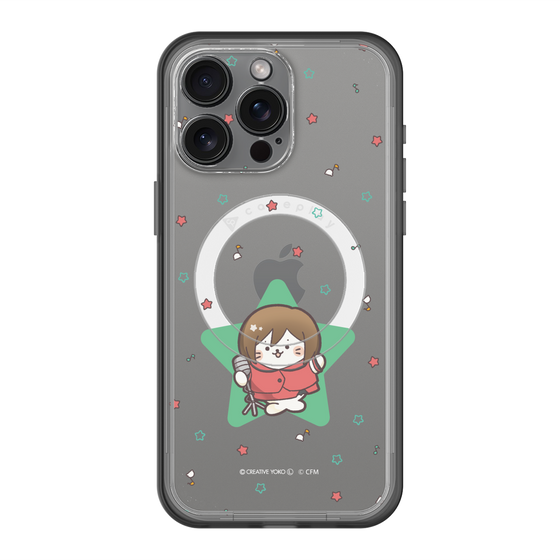 スリムプロテクションプレミアムケース with MagSafe［ しろたん×初音ミク - MEIKO - しろたん変身 ］