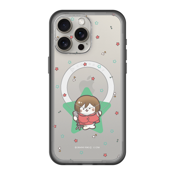 スリムプロテクションプレミアムケース with MagSafe［ しろたん×初音ミク - MEIKO - しろたん変身 ］