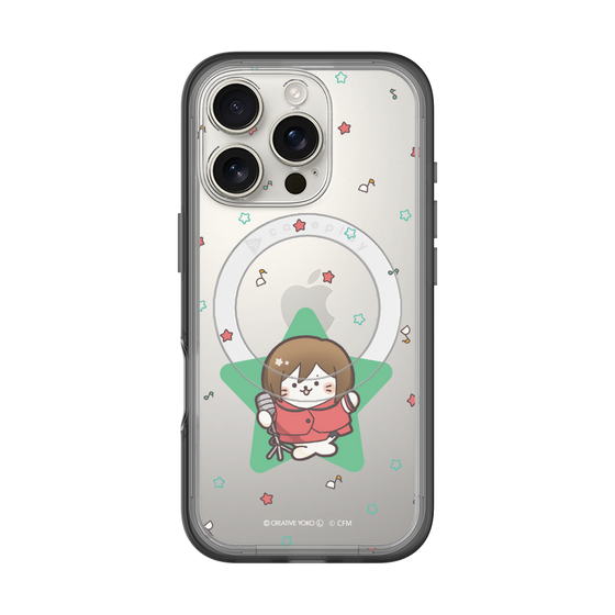 スリムプロテクションプレミアムケース with MagSafe［ しろたん×初音ミク - MEIKO - しろたん変身 ］