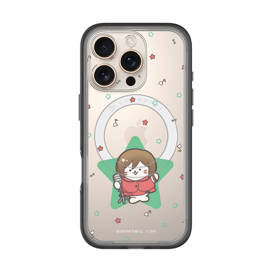 スリムプロテクションプレミアムケース with MagSafe［ しろたん×初音ミク - MEIKO - しろたん変身 ］