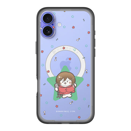 スリムプロテクションプレミアムケース with MagSafe［ しろたん×初音ミク - MEIKO - しろたん変身 ］