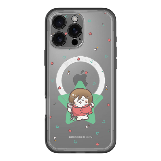 スリムプロテクションプレミアムケース with MagSafe［ しろたん×初音ミク - MEIKO - しろたん変身 ］