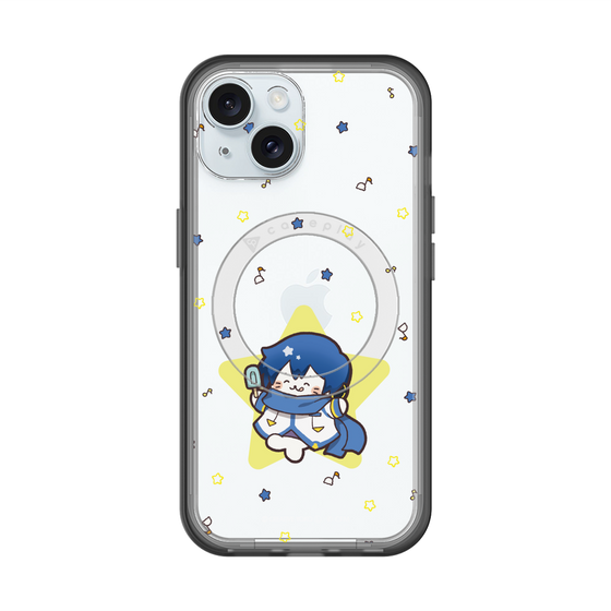 スリムプロテクションプレミアムケース with MagSafe［ しろたん×初音ミク - KAITO - しろたん変身 ］