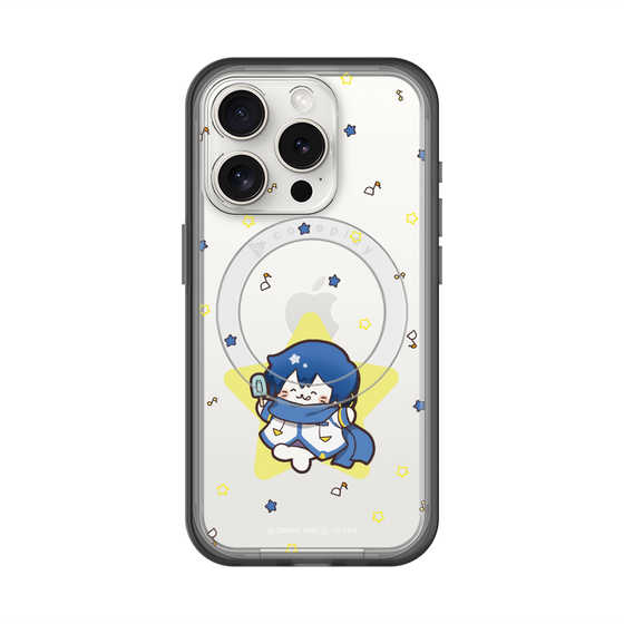 スリムプロテクションプレミアムケース with MagSafe［ しろたん×初音ミク - KAITO - しろたん変身 ］