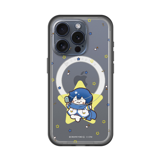 スリムプロテクションプレミアムケース with MagSafe［ しろたん×初音ミク - KAITO - しろたん変身 ］