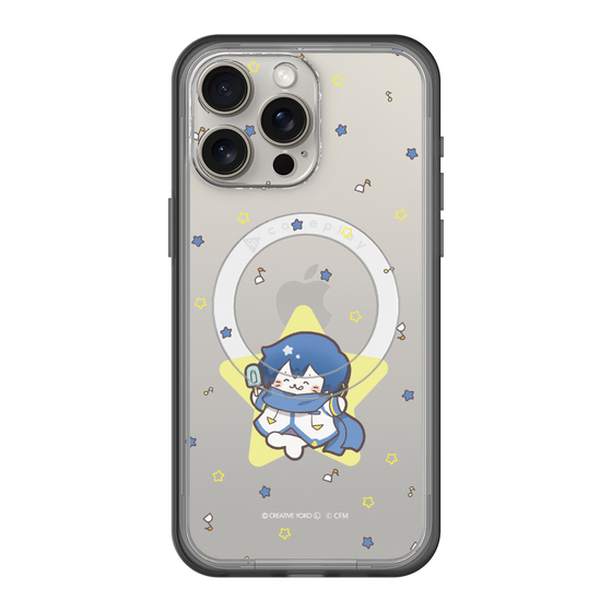 スリムプロテクションプレミアムケース with MagSafe［ しろたん×初音ミク - KAITO - しろたん変身 ］