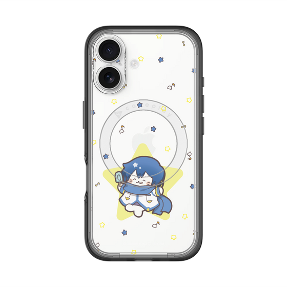 スリムプロテクションプレミアムケース with MagSafe［ しろたん×初音ミク - KAITO - しろたん変身 ］