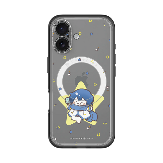 スリムプロテクションプレミアムケース with MagSafe［ しろたん×初音ミク - KAITO - しろたん変身 ］