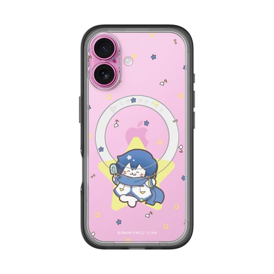 スリムプロテクションプレミアムケース with MagSafe［ しろたん×初音ミク - KAITO - しろたん変身 ］