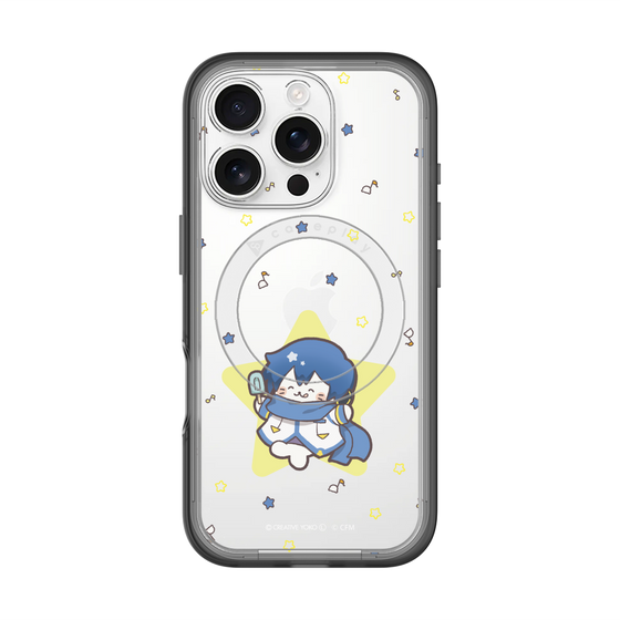 スリムプロテクションプレミアムケース with MagSafe［ しろたん×初音ミク - KAITO - しろたん変身 ］