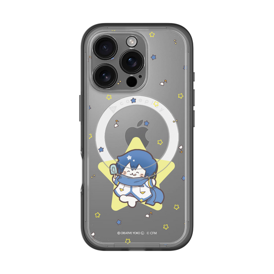 スリムプロテクションプレミアムケース with MagSafe［ しろたん×初音ミク - KAITO - しろたん変身 ］