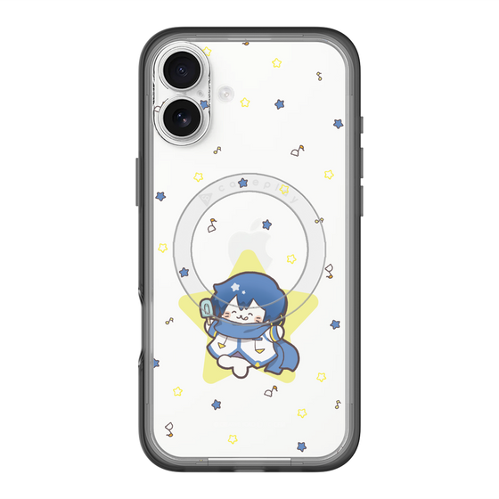 スリムプロテクションプレミアムケース with MagSafe［ しろたん×初音ミク - KAITO - しろたん変身 ］