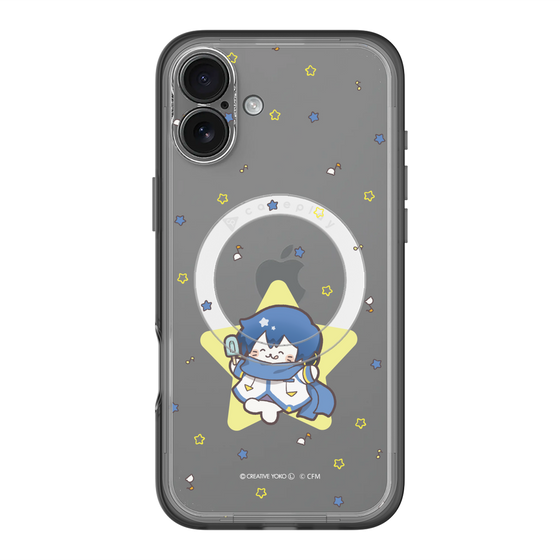 スリムプロテクションプレミアムケース with MagSafe［ しろたん×初音ミク - KAITO - しろたん変身 ］