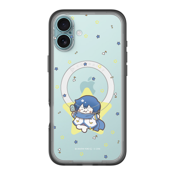 スリムプロテクションプレミアムケース with MagSafe［ しろたん×初音ミク - KAITO - しろたん変身 ］