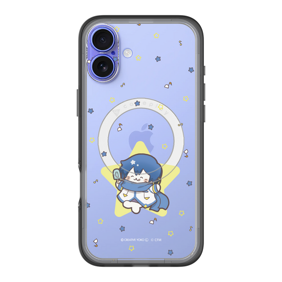 スリムプロテクションプレミアムケース with MagSafe［ しろたん×初音ミク - KAITO - しろたん変身 ］