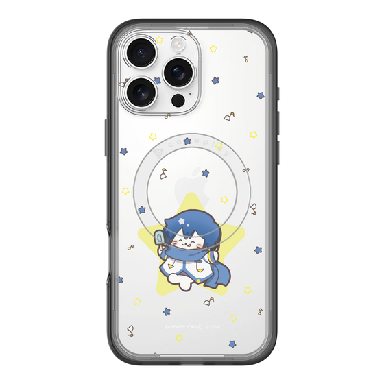 スリムプロテクションプレミアムケース with MagSafe［ しろたん×初音ミク - KAITO - しろたん変身 ］