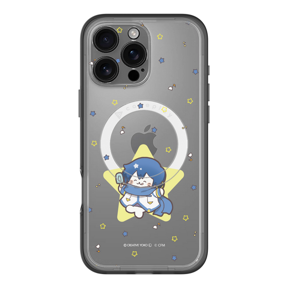 スリムプロテクションプレミアムケース with MagSafe［ しろたん×初音ミク - KAITO - しろたん変身 ］