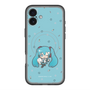 スリムプロテクションプレミアムケース with MagSafe［ しろたん×初音ミク - 初音ミク - しろたんと一緒 ］