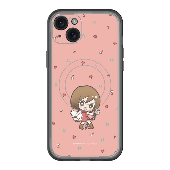 スリムプロテクションプレミアムケース with MagSafe［ しろたん×初音ミク - MEIKO - しろたんと一緒 ］
