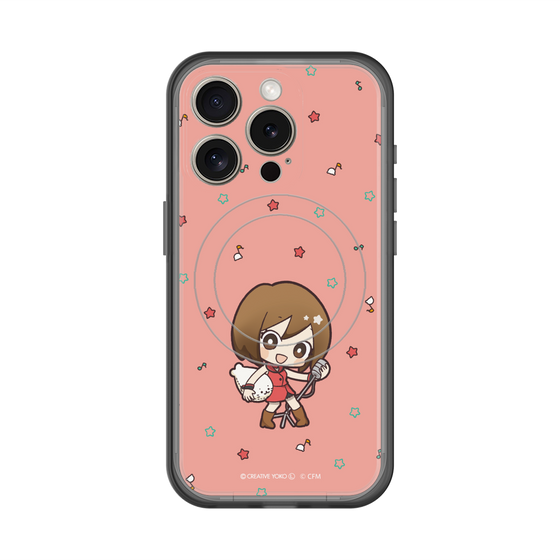 スリムプロテクションプレミアムケース with MagSafe［ しろたん×初音ミク - MEIKO - しろたんと一緒 ］