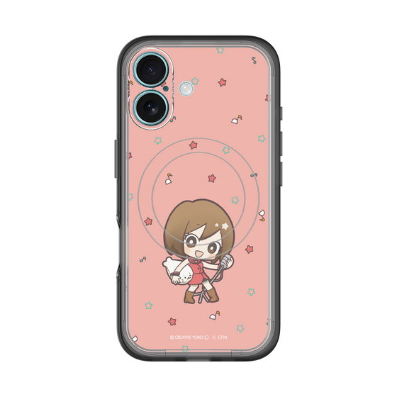 スリムプロテクションプレミアムケース with MagSafe［ しろたん×初音ミク - MEIKO - しろたんと一緒 ］
