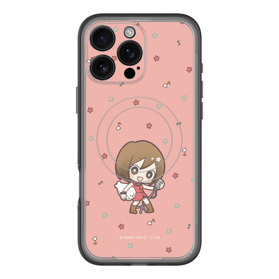 スリムプロテクションプレミアムケース with MagSafe［ しろたん×初音ミク - MEIKO - しろたんと一緒 ］