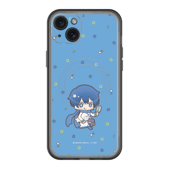 スリムプロテクションプレミアムケース with MagSafe［ しろたん×初音ミク - KAITO - しろたんと一緒 ］