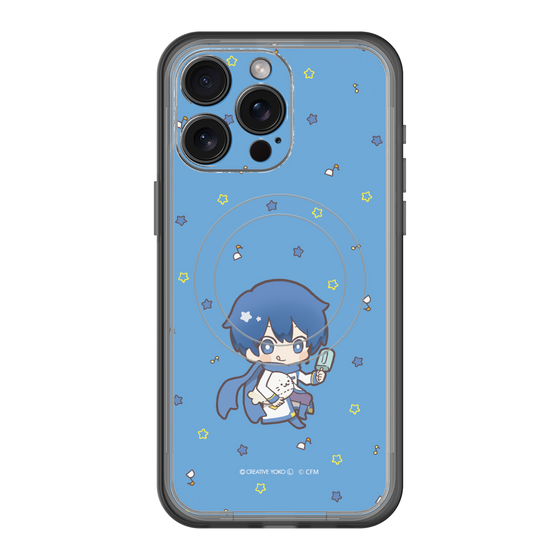 スリムプロテクションプレミアムケース with MagSafe［ しろたん×初音ミク - KAITO - しろたんと一緒 ］