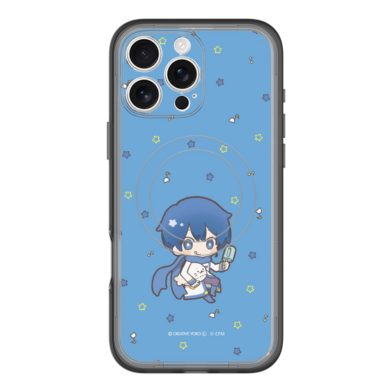 スリムプロテクションプレミアムケース with MagSafe［ しろたん×初音ミク - KAITO - しろたんと一緒 ］