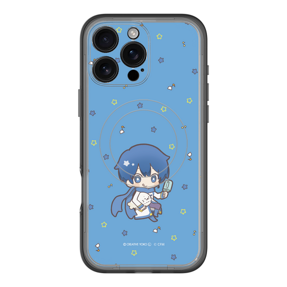 スリムプロテクションプレミアムケース with MagSafe［ しろたん×初音ミク - KAITO - しろたんと一緒 ］