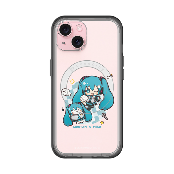スリムプロテクションプレミアムケース with MagSafe［ しろたん×初音ミク - しろたん×初音ミク ］