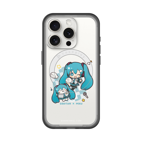 スリムプロテクションプレミアムケース with MagSafe［ しろたん×初音ミク - しろたん×初音ミク ］