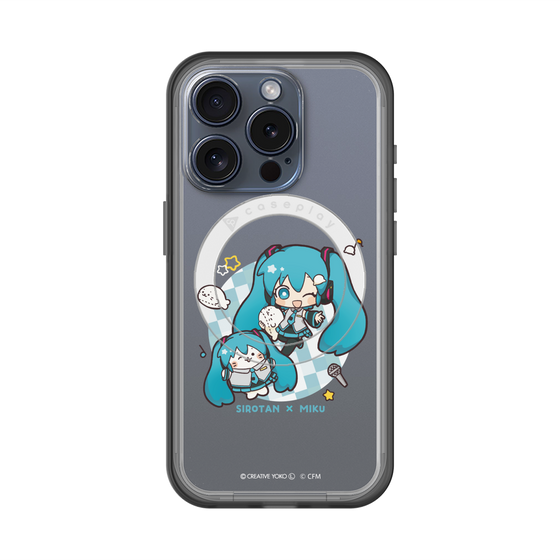 スリムプロテクションプレミアムケース with MagSafe［ しろたん×初音ミク - しろたん×初音ミク ］
