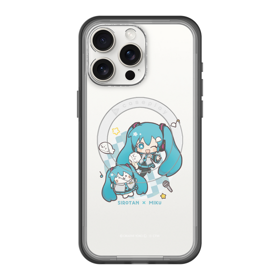 スリムプロテクションプレミアムケース with MagSafe［ しろたん×初音ミク - しろたん×初音ミク ］