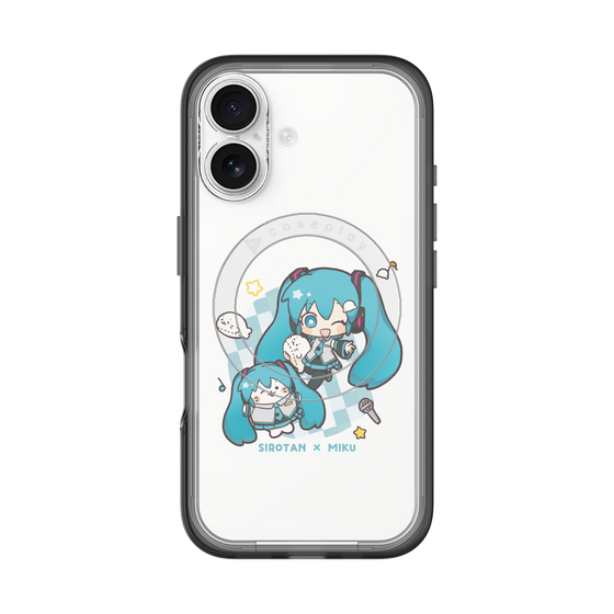 スリムプロテクションプレミアムケース with MagSafe［ しろたん×初音ミク - しろたん×初音ミク ］