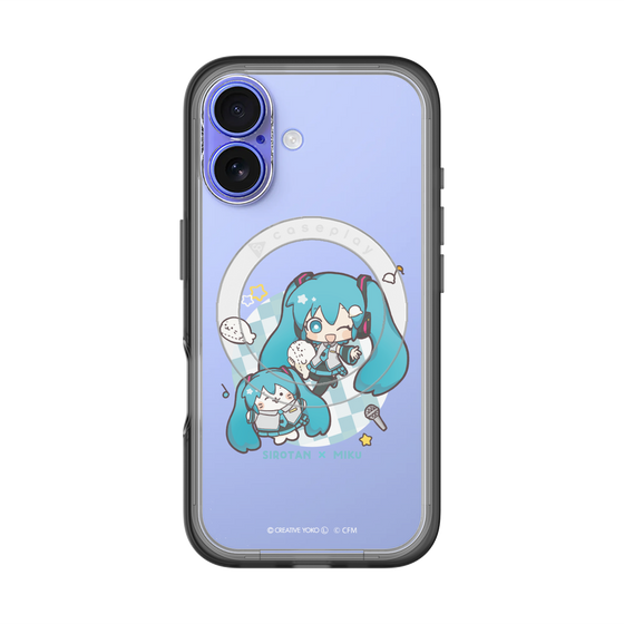 スリムプロテクションプレミアムケース with MagSafe［ しろたん×初音ミク - しろたん×初音ミク ］